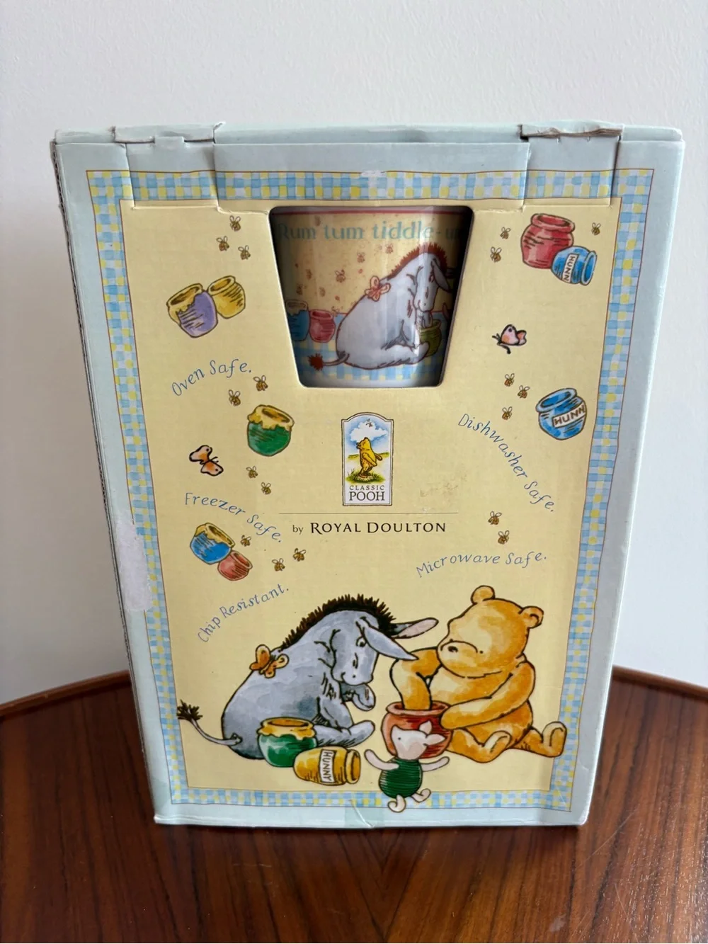 Royal Doulton Vintage Classic Disney Winnie the Pooh 3-Piece Boxed Gift Set